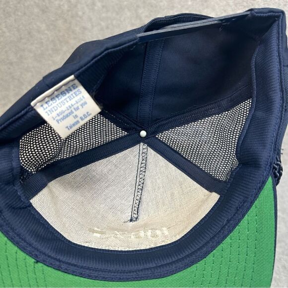 PYA Monarch Trucker Had Blue Mesh Snapback Rope Brim Casual Work Wear Vintage - Picture 7 of 10